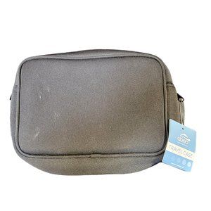 Abeo Small Travel Case Black Nylon Essentials Pouch